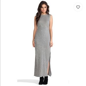Free People Sabrina Grey Maxi Dress